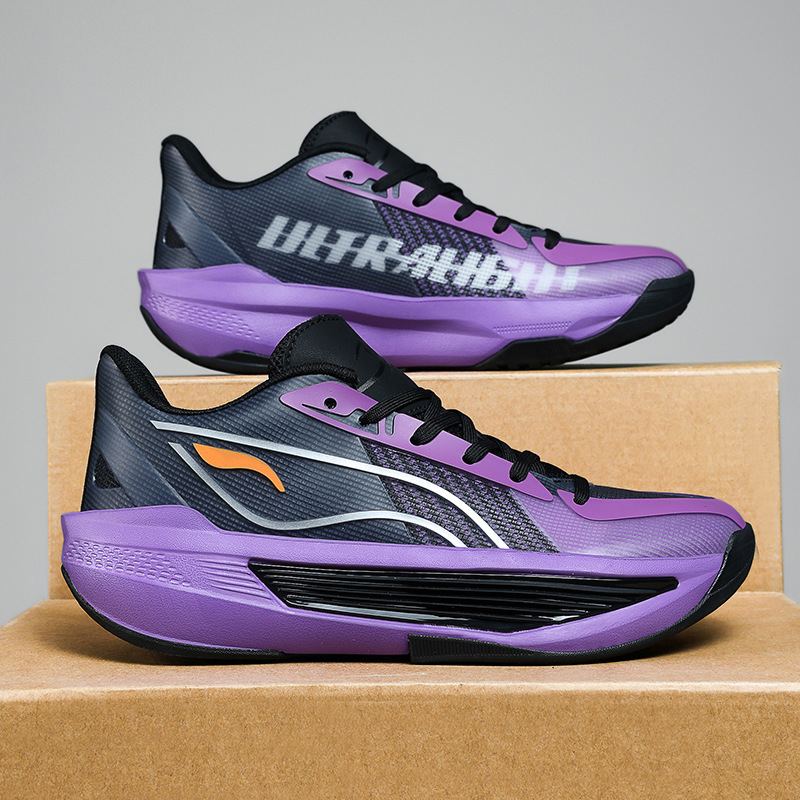 Zapatillas de baloncesto de combate reales ligeras y transpirables con amortiguación juvenil de marea nacional para hombres y mujeres, zapatillas deportivas recreativas antideslizantes retro resistentes al desgaste