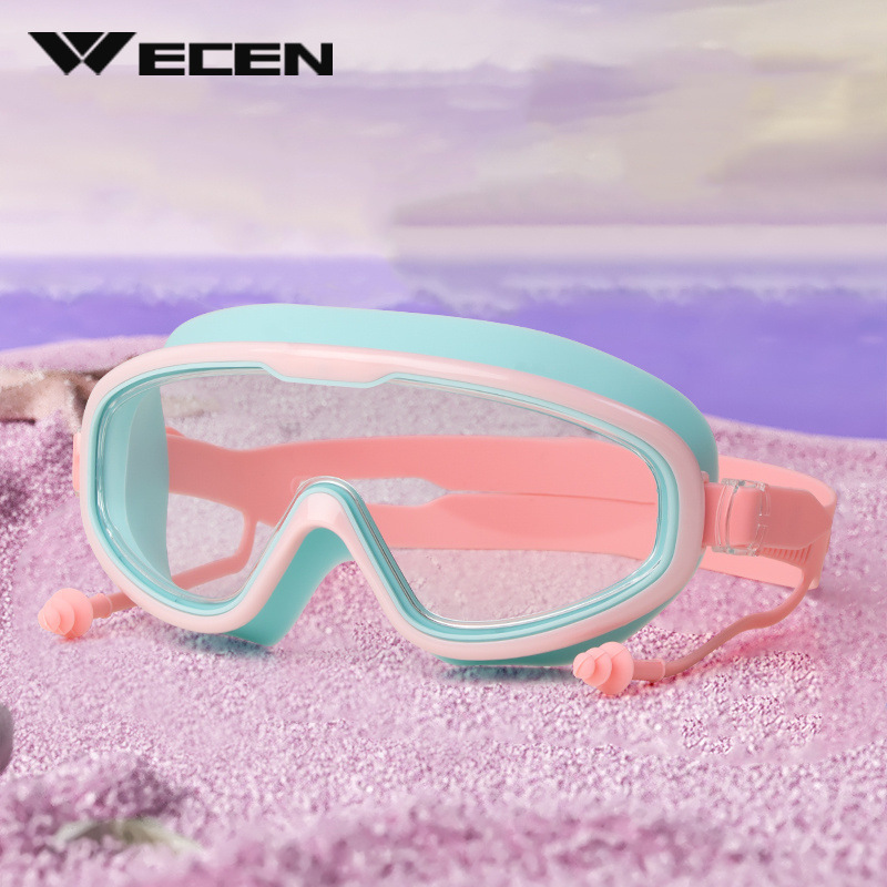 캔디 그린 [플랫 스타일]-수영 고글 [HD 방수 및 김서림 방지]
