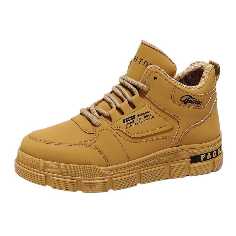Men's Martin Boots Autumn High-Top Work Shoes, Men's Trendy Versatile Thick-Soled Sports Shoes, Casual Sneakers, Ankle B_vogvips.com