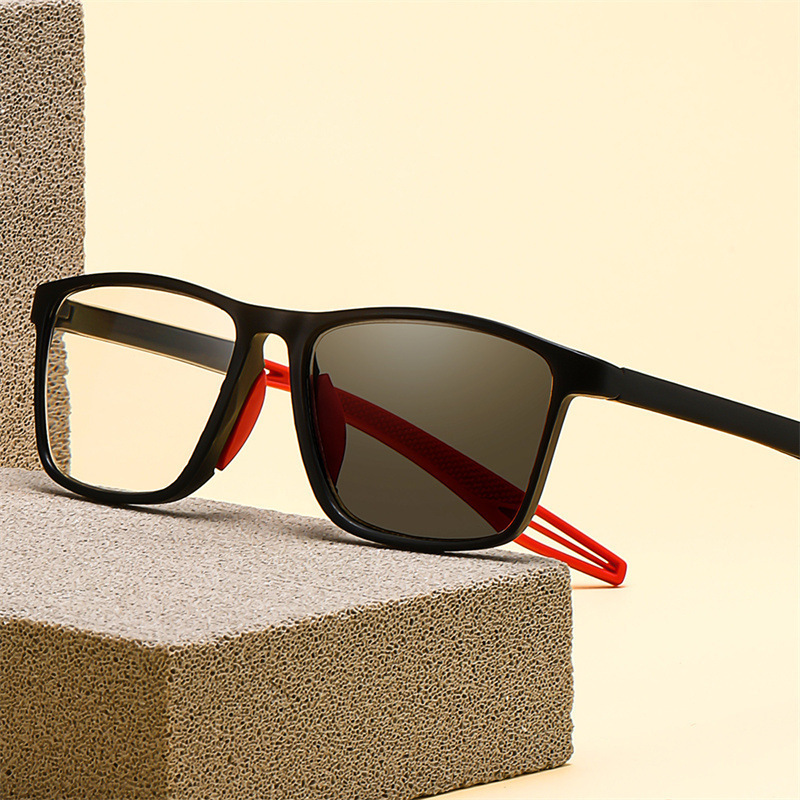 Nueva moda, cambio de color automático, gafas de lectura de doble propósito, gafas de lectura ligeras y antideslizantes, gafas de lectura para personas de mediana edad y ancianos