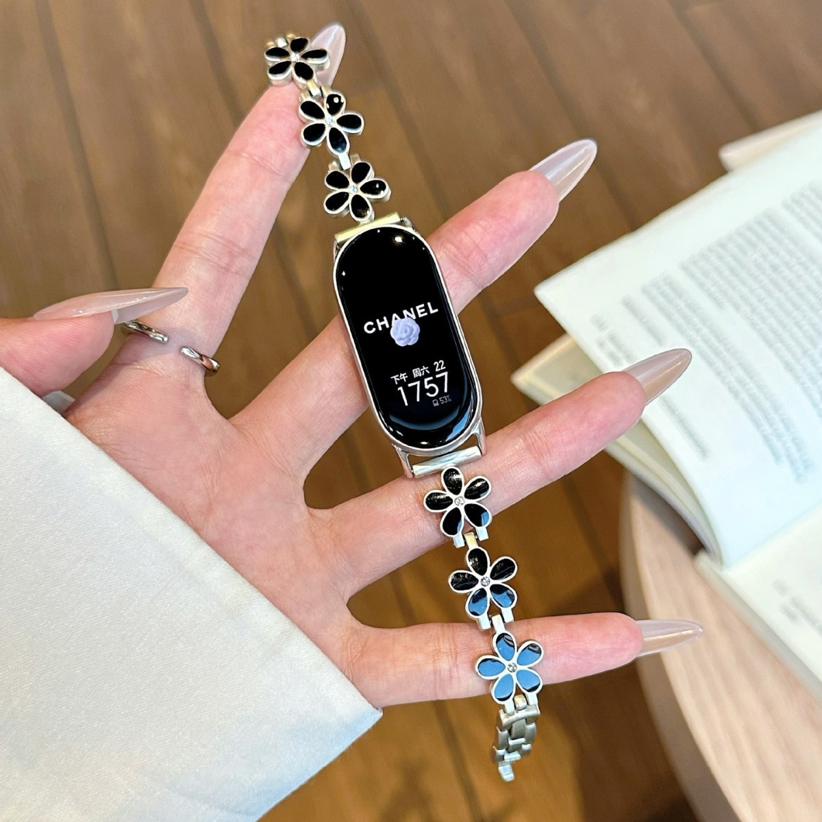 Suitable for Xiaomi Mi Band 10/9/8 Strap Flower Bracelet 8FIT3…