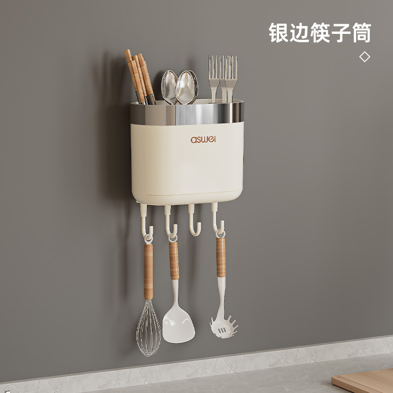 palillos colgados en la pared cuchara de cocina palillos caja de almacenamiento estante palillos palill