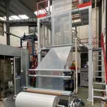 江阴大型高压PE吹膜机 1300型高压工业包装高透明可吹单层15丝