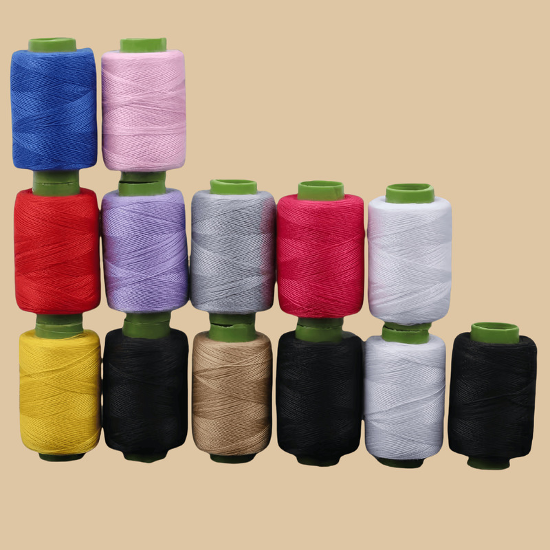 Household Sewing Thread Black and White Thread Polyester Thread Hand Sewing Clothes Colorful Needle and Thread Sewing Thread Sewing Thread Embroidery Thread for Quilt