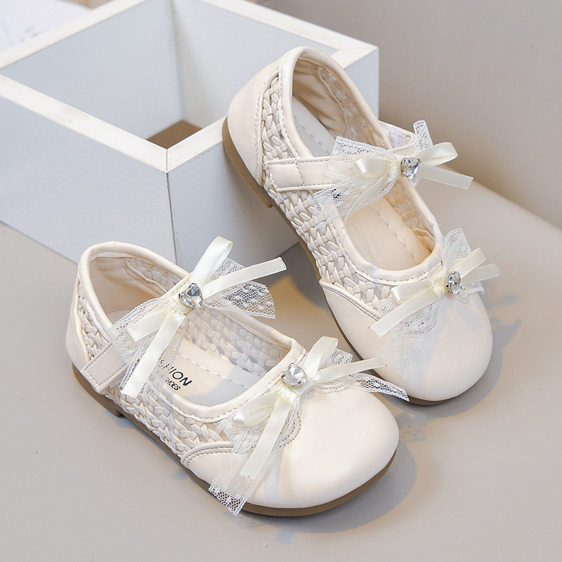 Zapatos casuales de moda para niñas versátiles 2026 verano nuevos zapatos casuales transpirables para niños zapatos de arco Lefour