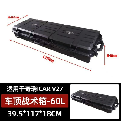 Roof rack | Light Strip and Side Tent - roof-tactical-box-60l