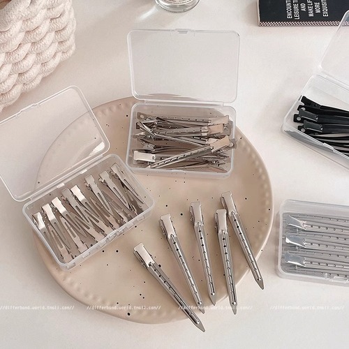 Hair root fixing fluffy hair clip for women, simple and invisible forehead fringe flyaway hair pin face wash makeup positioning duckbill clip hair accessory