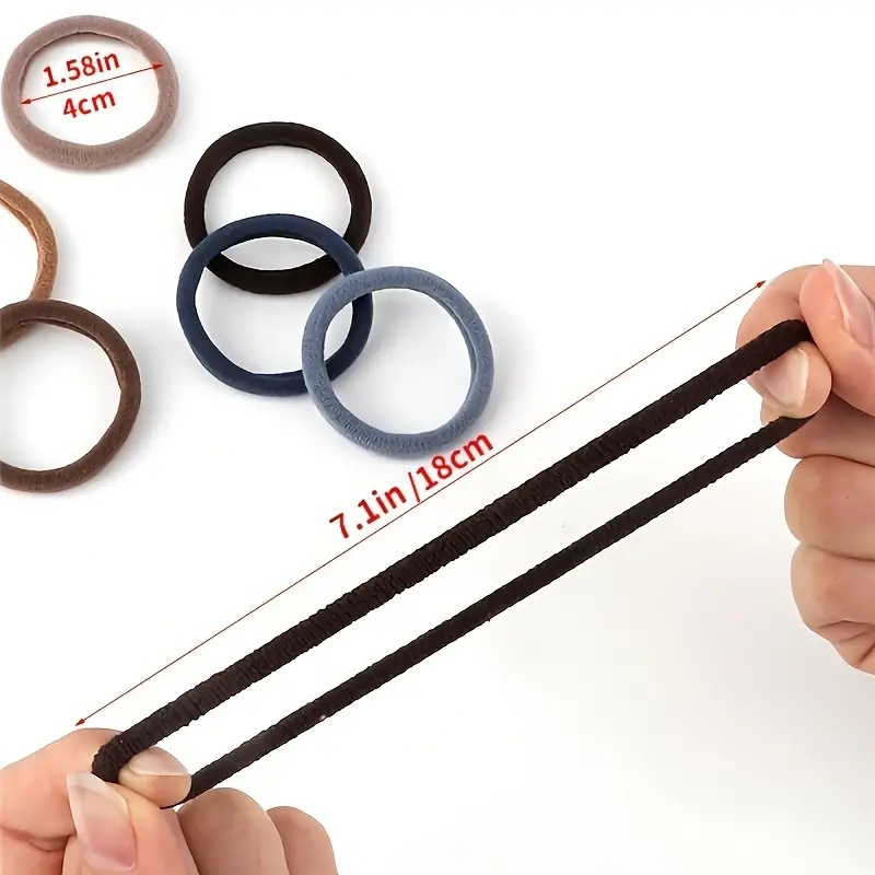 Women's Simple Style Commute Solid Color Cloth Hair Tie display picture 1