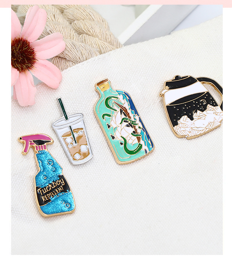 10g Weight Brooches Classification Holiday Occasion Alloy Material Cartoon Pattern Unisex Gender Enamel Design Cartoon Style Style Cartoon Style Pin Cartoon Alloy Enamel Unisex Brooches