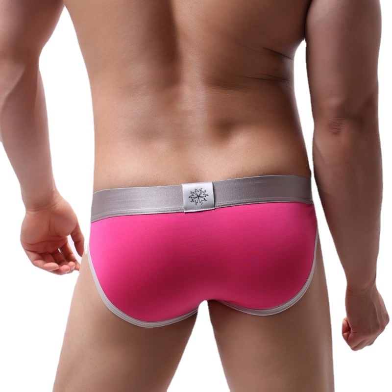 Fa ropa interior masculina pantalones de levantamiento de cadera triángulo ropa interior pareja de hombres cintura baja ropa interior masculina fabricante de Amazon para hombres KR1171