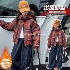 寒颖贝贝&666款-女童兔毛加棉加厚棉衣外套1图片色哈哈米兔现货