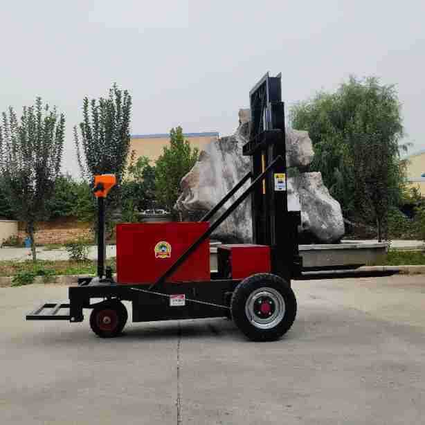 站驾式电动叉车 液压电瓶装卸搬运电动随车叉 电动叉车随车叉厂家