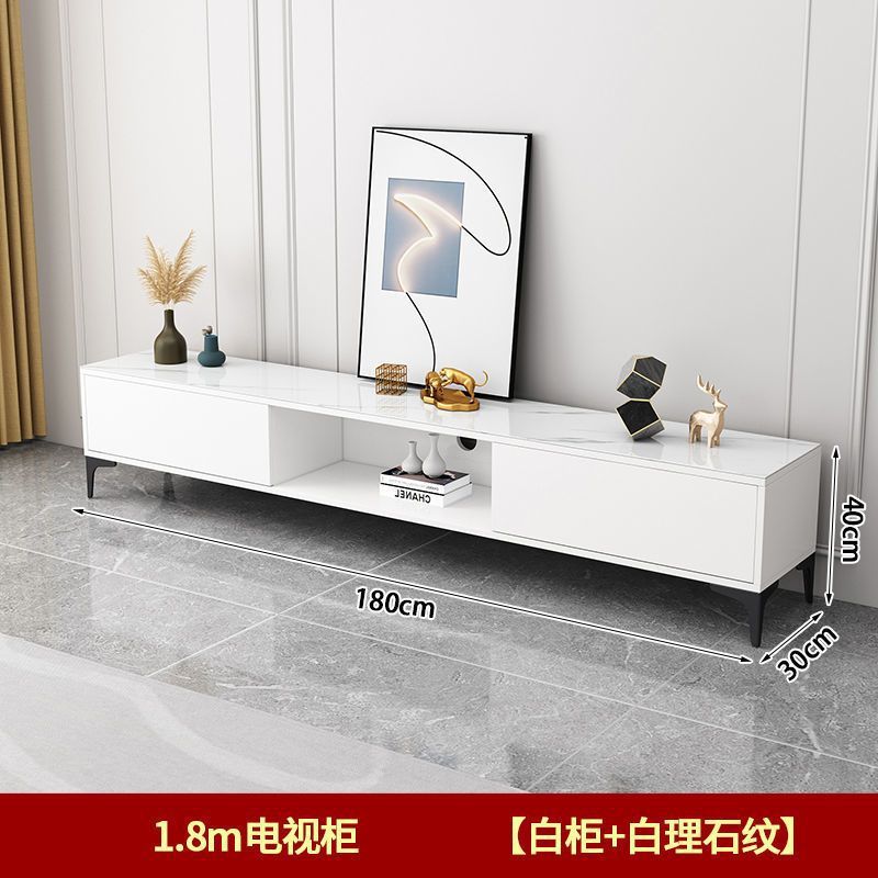 Tv Cabinet Coffee Table Combination Living Room Bedroom Small Apartment Normcore Internet Celebrity Full Set Tv Cabinet Modern New Ultra-Thin