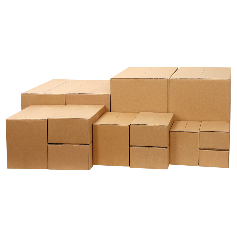 Cajas de mensajería de media altura personalizadas al por mayor, cajas de embalaje planas, cajas de colores en pequeñas cantidades.