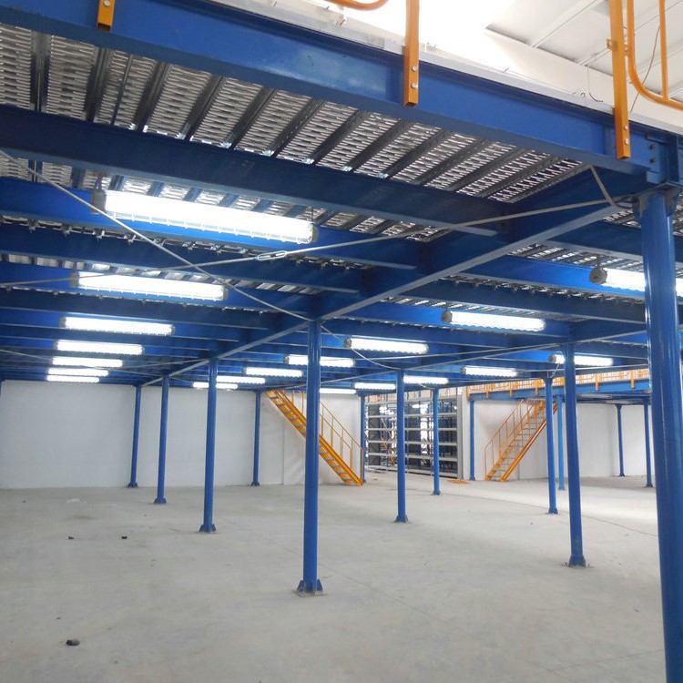 钢平台铁架  重型阁楼式平台货架 可拆卸组合式仓储阁楼钢平台