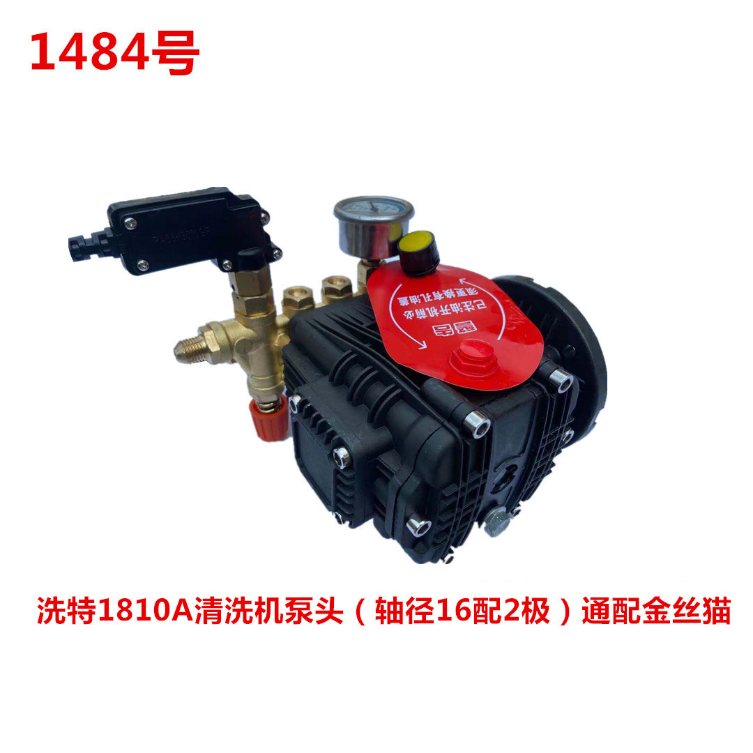 洗特1810A清洗机泵头（轴径16配2极）-1484号