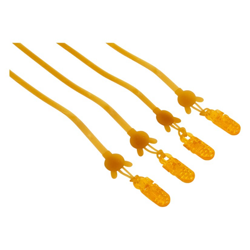 Оптовая продажа силиконовых цепочек для пустышек с защитой от падения, цепочек-прорезывателей для пустышек с защитой от падения, ремешков-шнурков для пустышек с защитой от потери