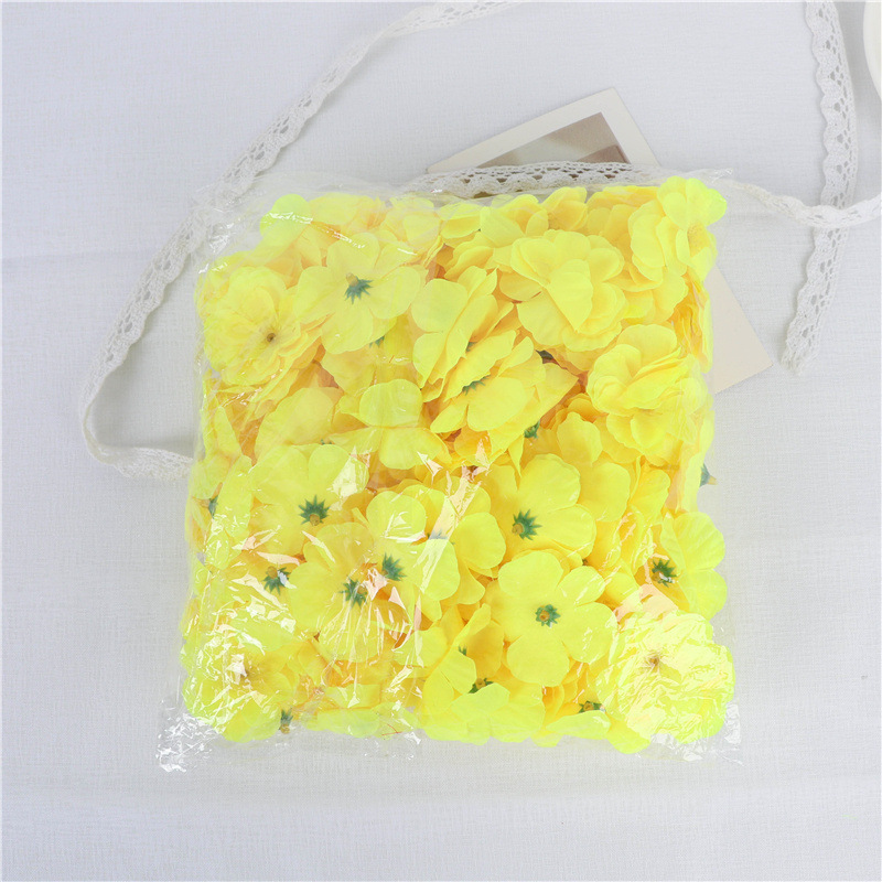 Flores artificiales, pétalos de melocotón, flores de ciruelo de seda rosa, accesorios para fotografía de bodas, tocados, artificiales_voghion.com