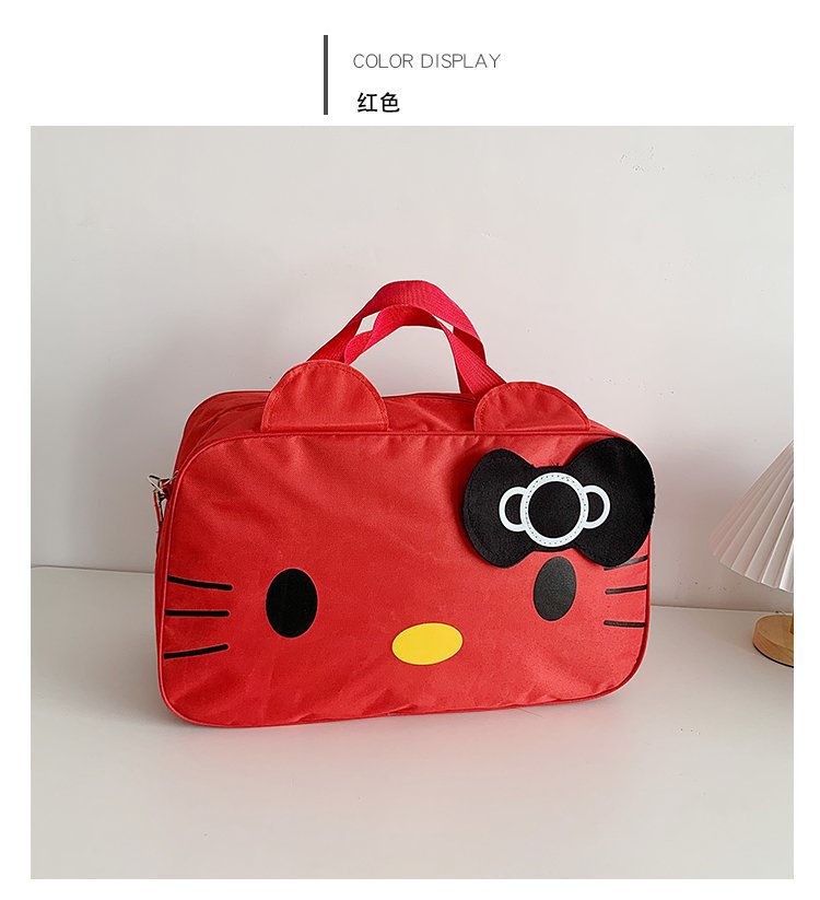 Nueva bolsa de viaje de gran capacidad Oxford caricatura linda bolsa de almacenamiento para viajar bolsa de hombro bolsa de mano