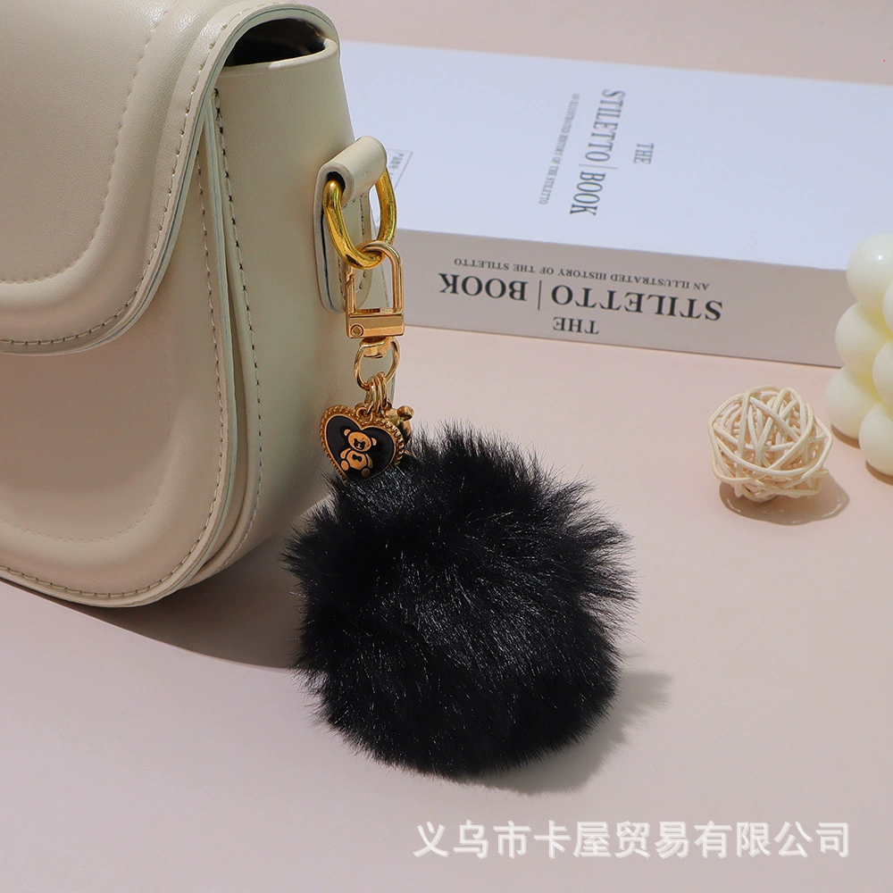 Creative cute keychain, protective case, accessory, mobile phone, with little bears