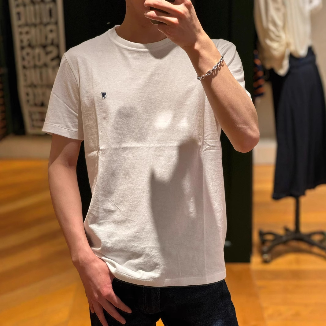 RL Ralph Pony Label Solid Color Men's Embroidered T-Shirt Round Neck Women's Short Sleeve Summer American Style Pure Cotton Couple Top