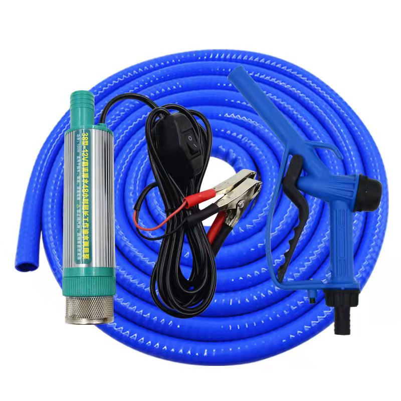 Bomba de bombeo eléctrica Bomba diesel de 12V 24V220v Bomba de bombeo 3.9cm Bomba de aceite autocebante de doble propósito sumergible ultrafino