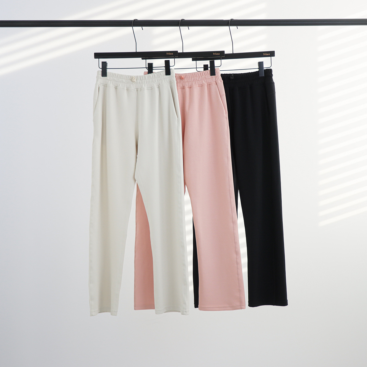 LULU, el mismo modelo de pantalones de aire casuales de cintura alta, pantalones de piernas largas, nuevos productos para mujeres.