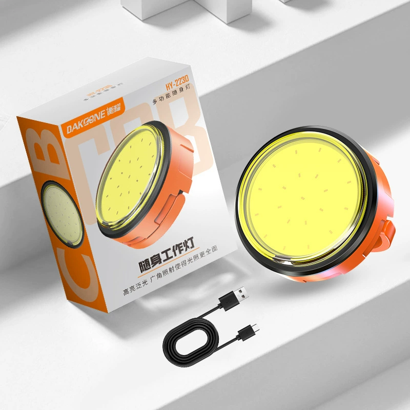 Оптовая оптовая сильная легкая портативная магнитная рабочая лампа для ключей маленькая фонарика многофункциональная зарядная домашняя ручная лампа