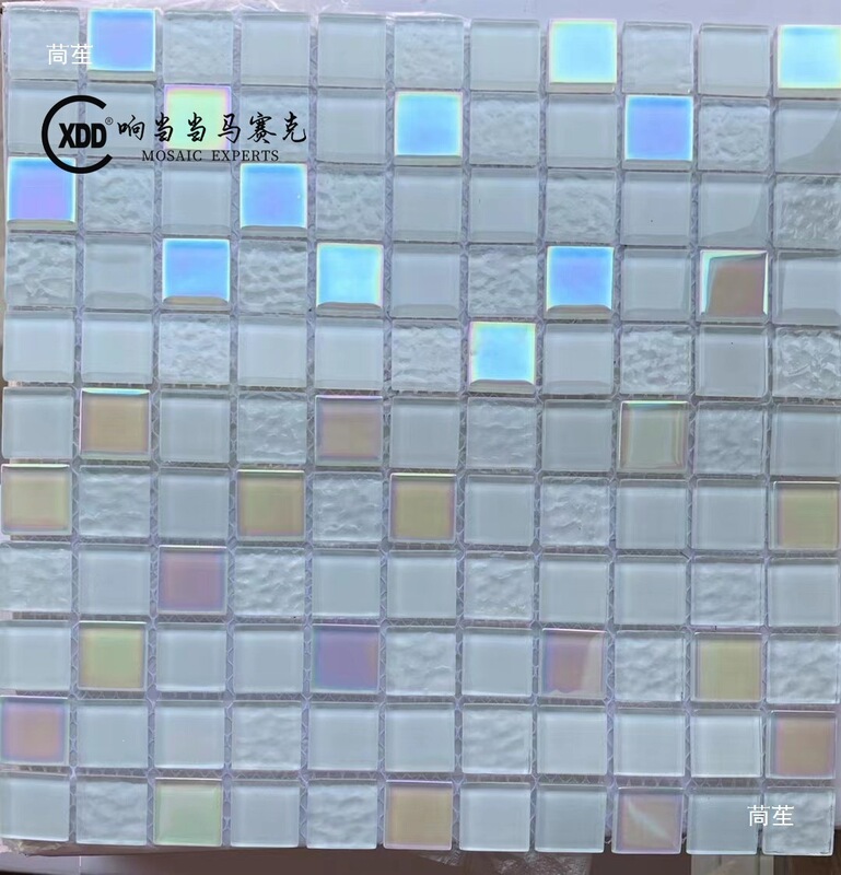 Exterior Wall Balcony Iridescent Crystal Glass Mosaic Hotel Restroom Bathroom Wall Entrance Background Wall Tiles Exterior Wall Balcony Iridescent Crystal Glass Mosaic Hotel Restroom Bathroom Wall Entrance Background Wall Tiles