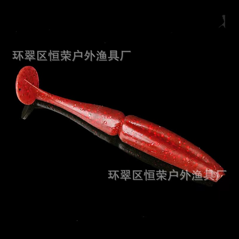 6 Colors Paddle Tail Fishing Lures Soft Plastic Baits Fresh Water Bass Swimbait Tackle Gear