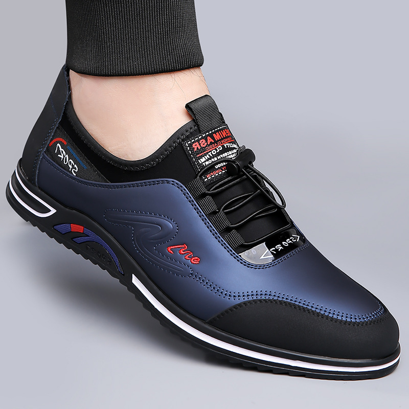 Herren Freizeitschuhe Aus Leder Mit Höhenverstellung British Style_voghion.com