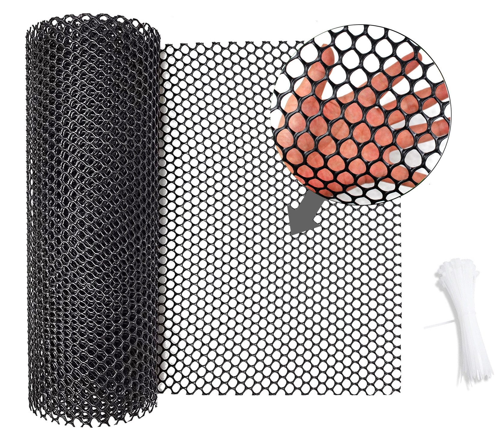Hexagonal Plastic Fence Netting