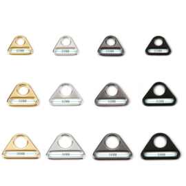 广州箱包金属合金压铸三角扣具批发 五金拉链配件肩带三角片挂扣