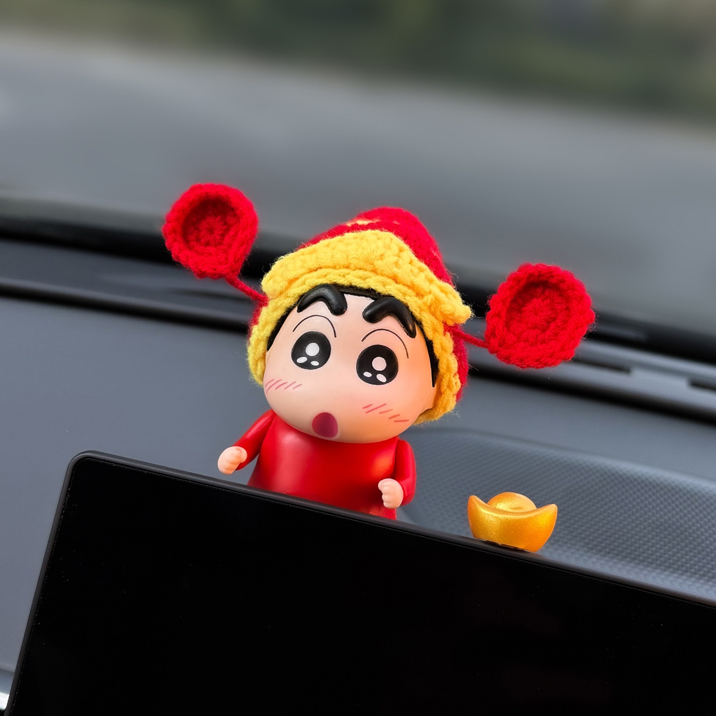 2026 Little Car Decoration Figurine, Interesting Car Interior Decoration, Cute Little Figurine for Car Dashboard Screen