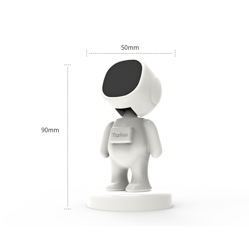 Nuevo coche soporte de teléfono móvil astronauta coche decoración interior coche navegación magnética soporte de teléfono móvil