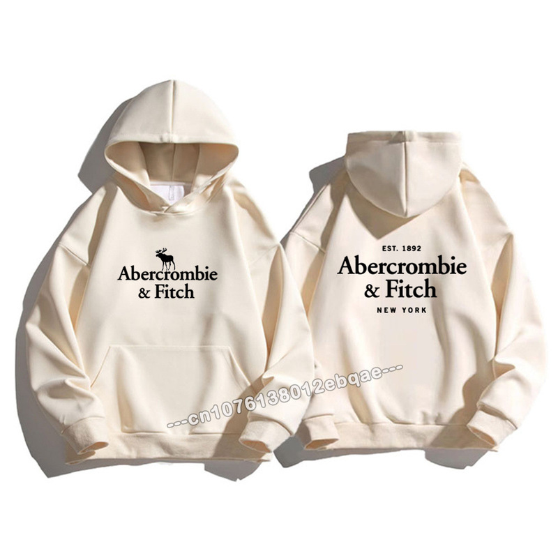 Abercrombie Hoodies for Mens Winter Oversized Men's Clothing