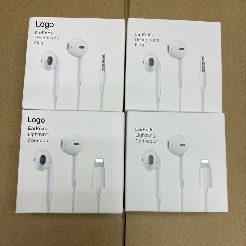 Suitable for Apple 7 Generation Headset Packaging Box 8 Generation Wire-controlled Wired Headset Flat Head Round Hole Universal Headset Packaging Box