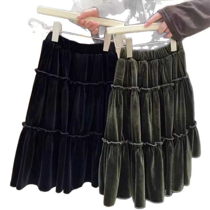 2026 nueva ropa infantil primavera / otoño / invierno coreana para mujeres Tesoro retro versátil dulce vestido de moda