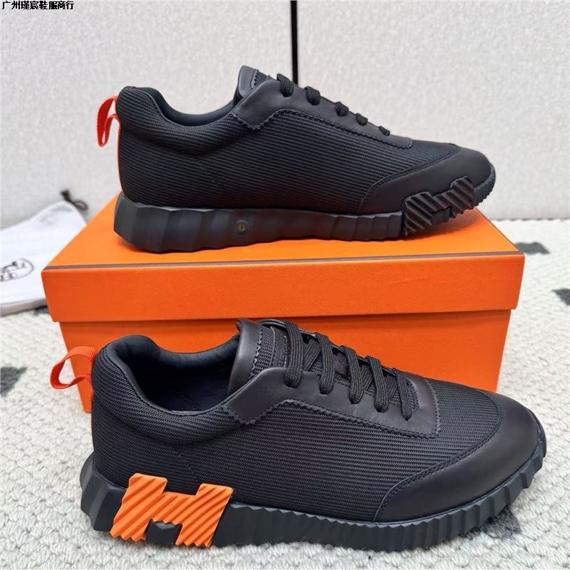 Foreign Trade H Brand Genuine Leather European Station H Brand Men's Shoes Trendy Comfortable Sneakers Casual Breathable Sports Shoes Light Luxury High-End Feel