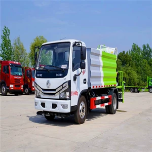 Dongfeng Dolic mavi markalı 7 kubmetr suvarma maşını, 30m duman topu