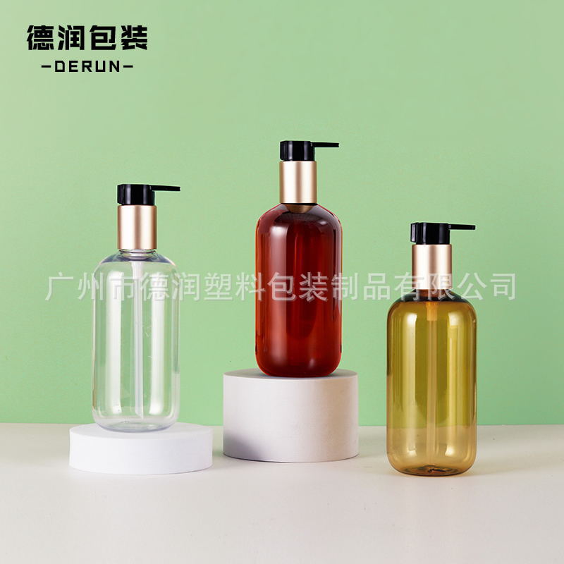 Botellas de repuesto para champú y gel de ducha de 500 ml en stock, botellas de loción para hoteles de 350 ml, cosméticos.