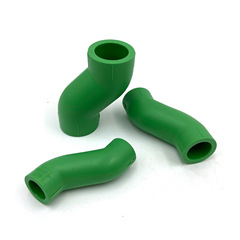 4-inch 20PPR straight water pipe elbow, 6-inch large flow S-bend water pipe fitting, 25/32 inch large bend hot melt connection component