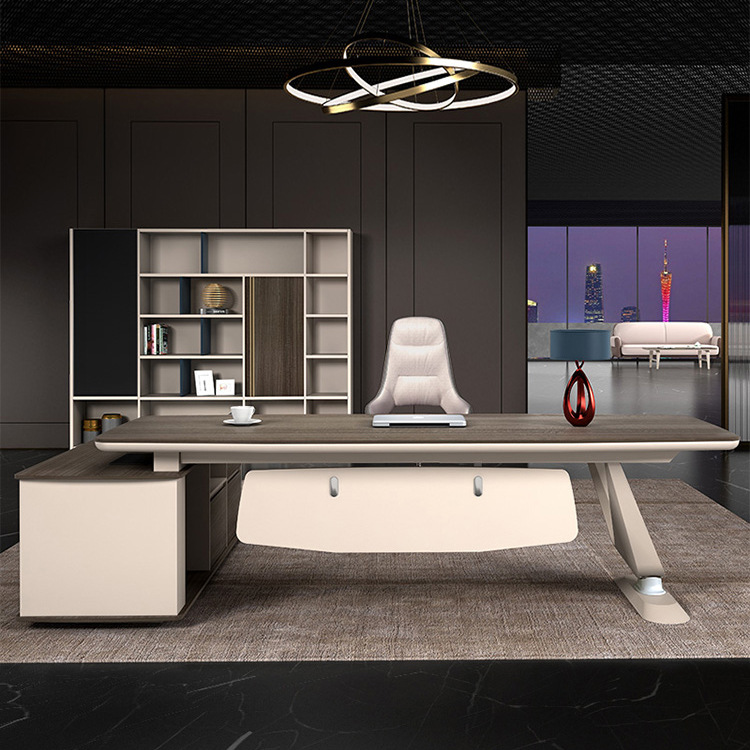 Manufactor wholesale to work in an office furniture Boss table modern Simplicity Head CEO Desks and chairs combination Bantai