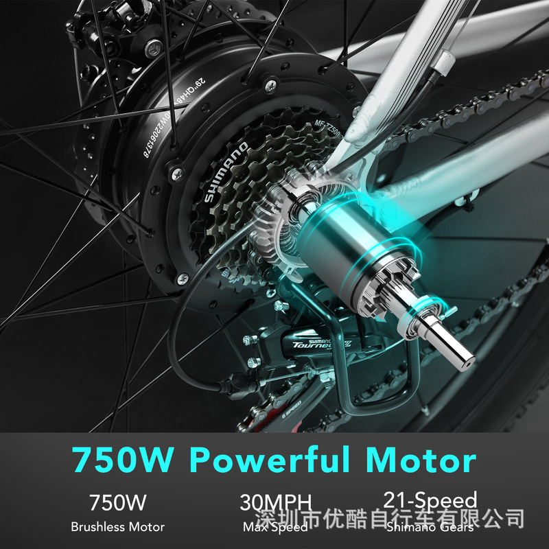 メーカー直販Ebyccoクロスボーダー電動自転車代発29インチ21速通勤マウンテンバイク|undefined