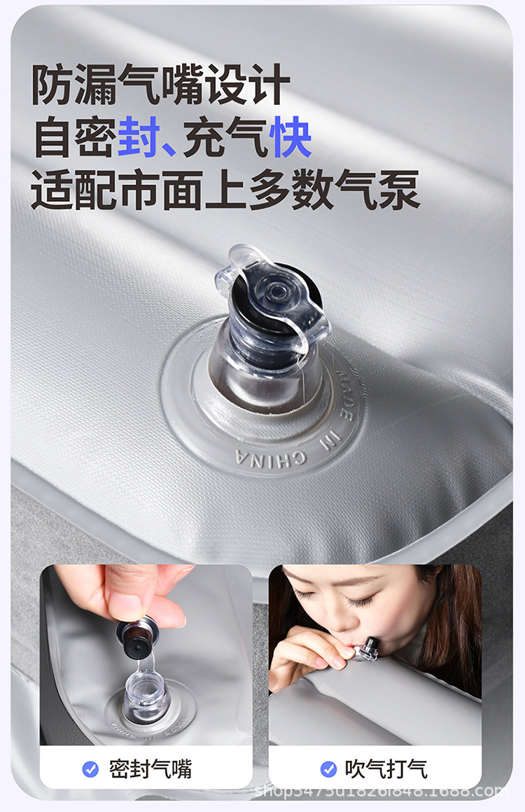 Car Rear Seat Folding Mattress, Car Mattress, Inflatable Mattress, Outdoor Travel Bed, Sleeping Essential for Suvs and Sedans