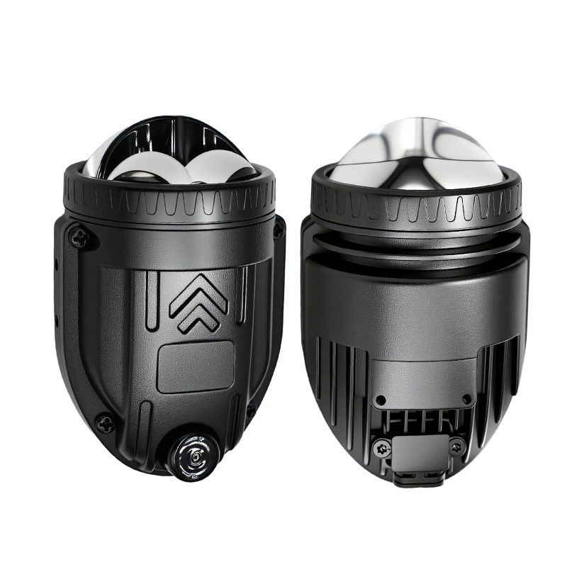2.0 Pulgada automóvil doble láser directo delantero LED doble luz lente de lámpara de niebla para la modificación general de alta luz