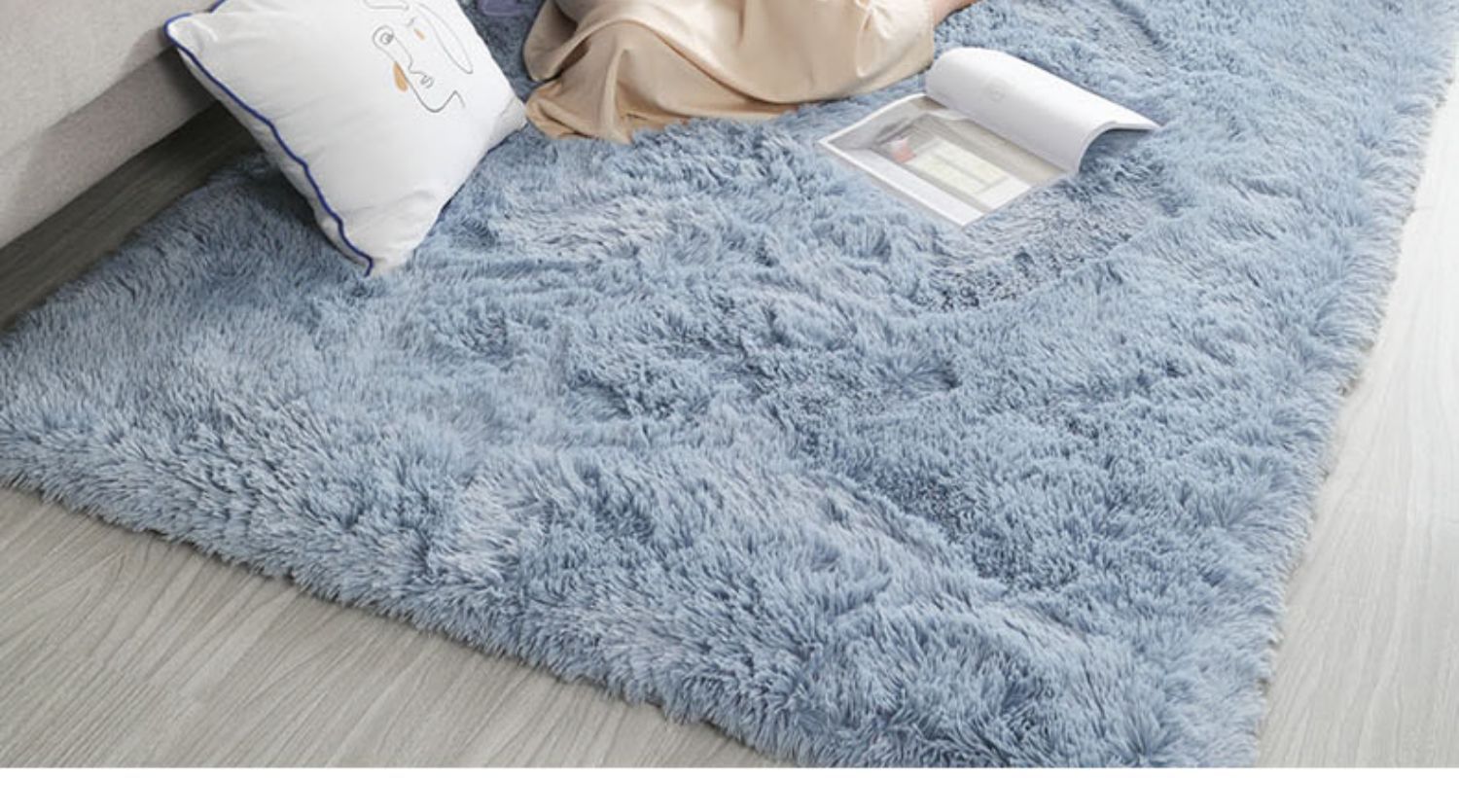 Flauschiger Schlafzimmerteppich Für Wohnzimmer Und Bettvorleger_voghion.com