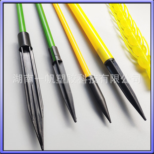 Factory wholesale plastic ground plug wheat spike lamp accessories landscape lamp wheat spike plastic with plastic pipe diameter 20 ground plug