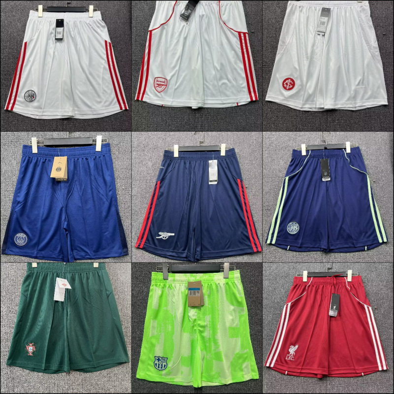 2526 Club Arsenal Real Madrid Milan Paris Portugal Hot Spur Flamengo Sports Shorts Football