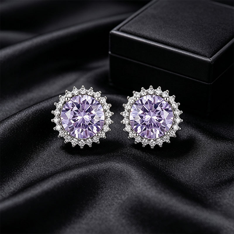 Pendientes de Girasol de Aleación de Cobre para Mujer image 8